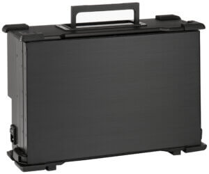 valise triple lcd full hd 17,3 pouces avec poignée de transport