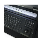 console clavier ecran rackable avec clavier trackball ip65